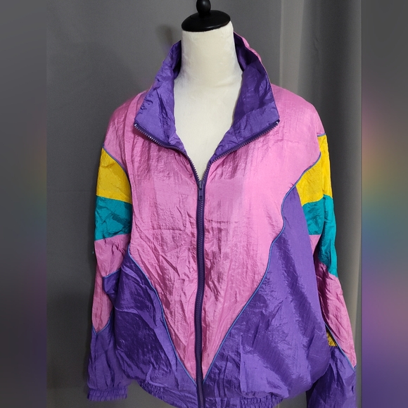 Vintage Olympic exposure windbreaker size M - Picture 5 of 7